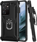 Galaxy S21 Ultra Belt Clip Case with Ring | S21 Ultra Case with Belt Clip Holster