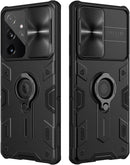 Galaxy S21 Ultra Case Camera Protection Protective Bumper Case - Green