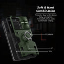 Galaxy S21 Ultra Case Camera Protection Protective Bumper Case - Green