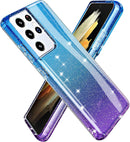 Galaxy S21 Ultra Glitter Bling Case for Women