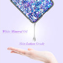 Galaxy S22 Glitter Sparkle Bling Liquid Quicksand Case for Women