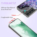 Galaxy S22 Glitter Sparkle Bling Liquid Quicksand Case for Women