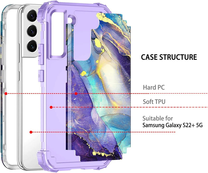 Galaxy S22 Plus 5G Three Layer Heavy Duty Shockproof Protective Case - Gorilla Cases