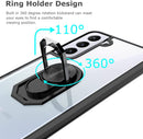 Galaxy S22 Plus Case | Crystal Clear Armor Defender Car Ring Galaxy S22 Plus Case