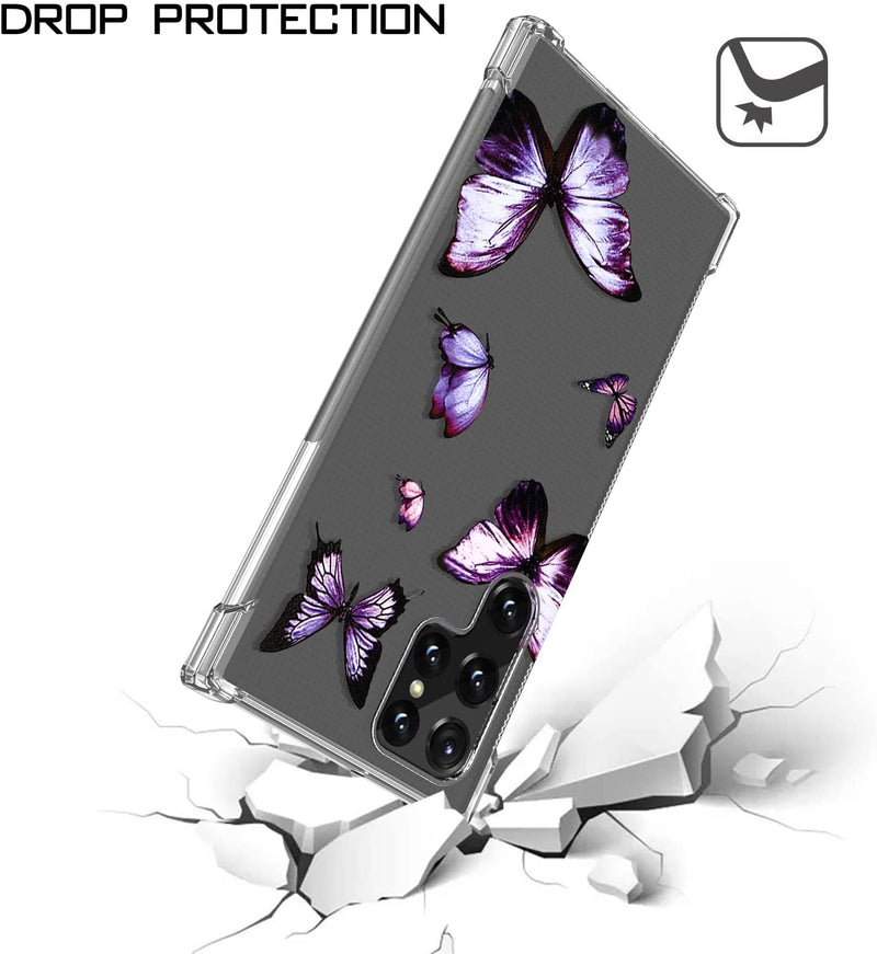 Galaxy S22 Ultra Butterfly Shockproof Bumper Case - Gorilla Cases