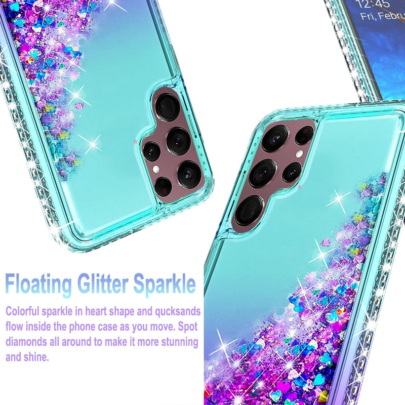 Galaxy S22 Ultra Glitter Bling Quicksand Case - Gorilla Cases
