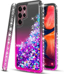 Galaxy S22 Ultra Glitter Bling Quicksand Case