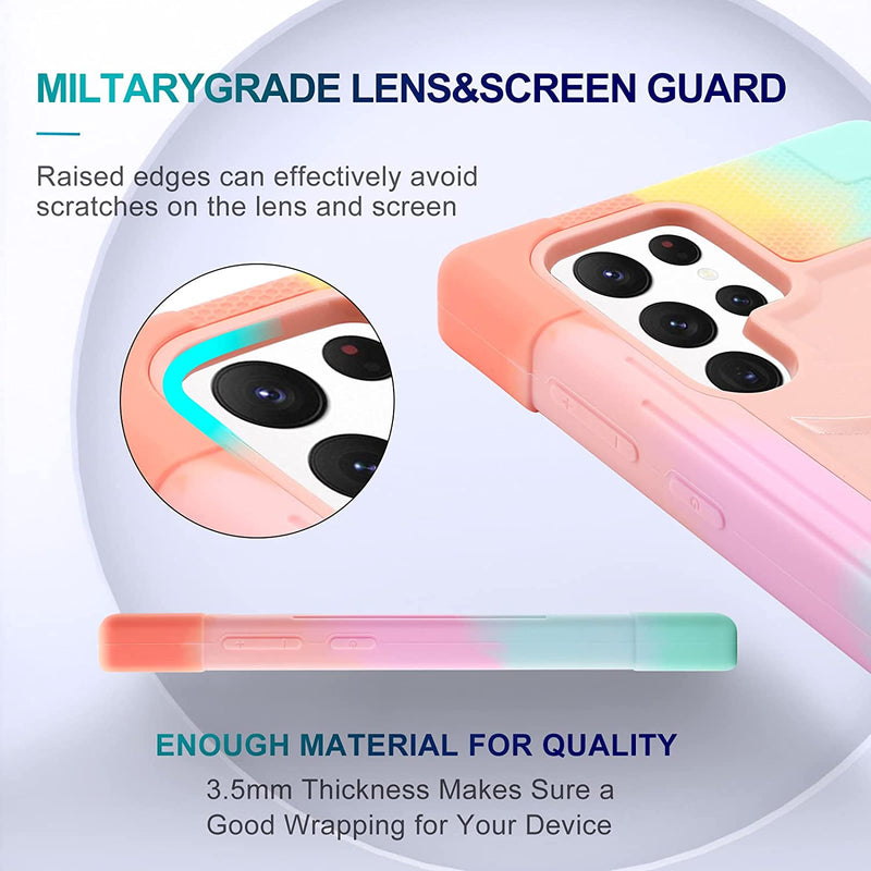 Galaxy S22 Ultra Heavy Duty Military Silicone Case - Gorilla Cases