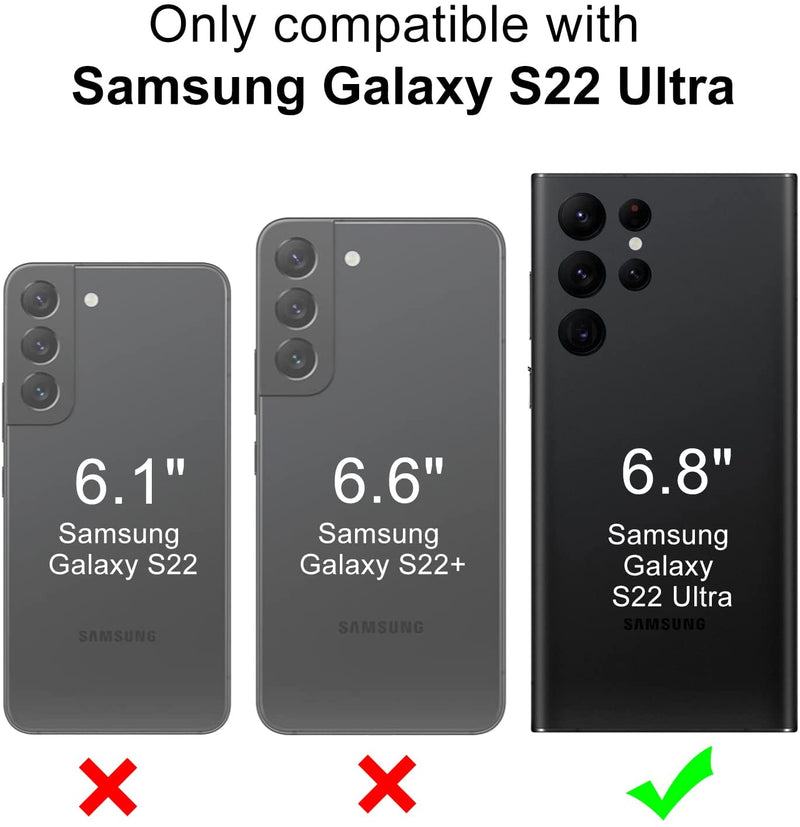 Galaxy S22 Ultra Heavy Duty Military Silicone Case - Gorilla Cases