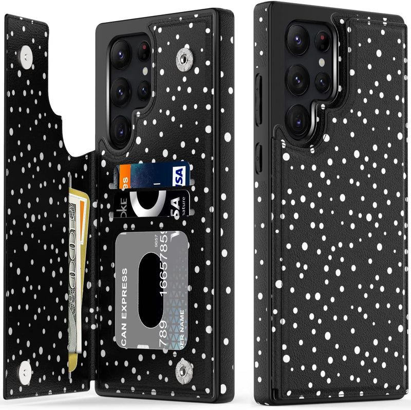 Galaxy S22 Ultra Leather Fashion Wallet Case - Gorilla Cases