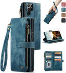 Galaxy S22 Ultra Leather Wallet Card Case