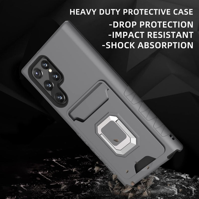 Galaxy S22 Ultra Magnetic Kickstand Shockproof Heavy Duty Case - Gorilla Cases