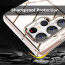 Galaxy S22 Ultra Marble Slim Fit Shockproof Protective Case
