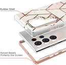 Galaxy S22 Ultra Marble Slim Fit Shockproof Protective Case