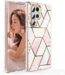 Galaxy S22 Ultra Marble Slim Fit Shockproof Protective Case