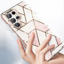 Galaxy S22 Ultra Marble Slim Fit Shockproof Protective Case