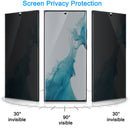 Galaxy S22 Ultra Privacy Screen Protector | Fingerprint Works (2 Pack)