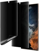 Galaxy S22 Ultra Privacy Screen Protector | Fingerprint Works (2 Pack)