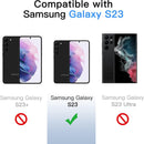 Galaxy S23 Frosted Translucent Back Protective Slim Phone Cover