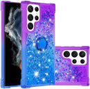 Galaxy S23 Gradient Quicksand Glitter Bling Case
