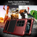 Galaxy S23 Metal Dustproof Military Case
