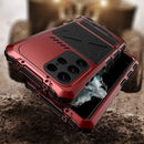 Galaxy S23 Metal Dustproof Military Case