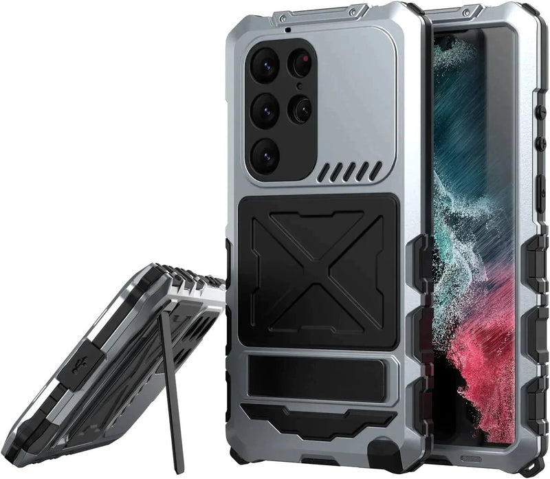 Galaxy S23 Metal Dustproof Military Case - Gorilla Cases