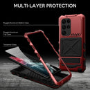 Galaxy S23 Metal Dustproof Military Case