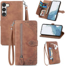 Galaxy S23 Plus Leather Muliti - Card Slot Holster Wallet Case