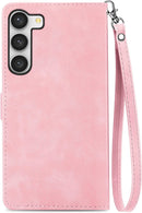 Galaxy S23 Plus Leather Muliti - Card Slot Holster Wallet Case