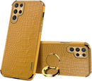 Galaxy S23 Plus Ring Holder Crocodile Case