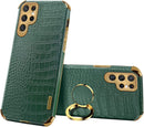 Galaxy S23 Plus Ring Holder Crocodile Case