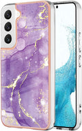 Galaxy S23 Plus Shiny Marble Pattern Fashion Case