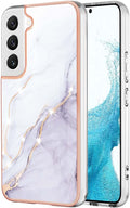 Galaxy S23 Plus Shiny Marble Pattern Fashion Case