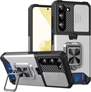 Galaxy S23 Plus Slim Credit Card Ring Slide Case