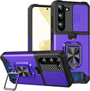 Galaxy S23 Plus Slim Credit Card Ring Slide Case