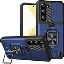 Galaxy S23 Plus Slim Credit Card Ring Slide Case