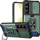 Galaxy S23 Plus Slim Credit Card Ring Slide Case