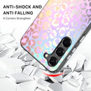 Galaxy S23 Series Clear Stylish Glitter Shockproof Cover for Women