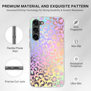 Galaxy S23 Series Clear Stylish Glitter Shockproof Cover for Women
