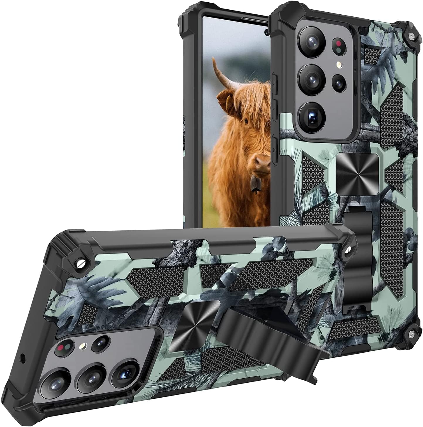 Galaxy S23 Ultra Army Camouflage Case