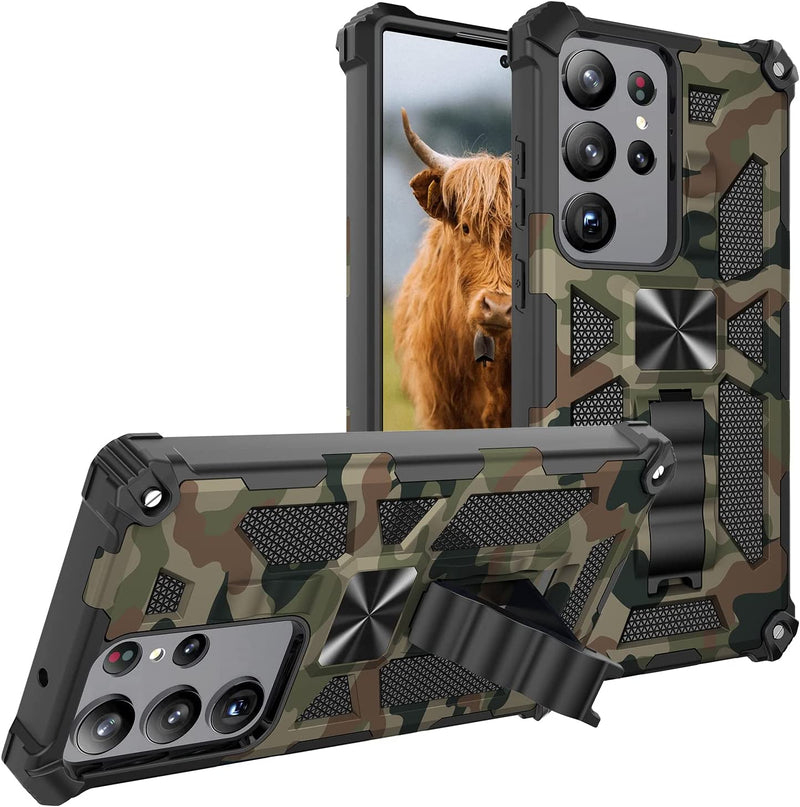 Galaxy S23 Ultra Army Camouflage Case - Gorilla Cases