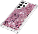 Galaxy S23 Ultra Bling Glitter Liquid Clear Floating Case