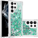 Galaxy S23 Ultra Bling Glitter Liquid Clear Floating Case