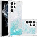 Galaxy S23 Ultra Bling Glitter Liquid Clear Floating Case
