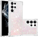 Galaxy S23 Ultra Bling Glitter Liquid Clear Floating Case