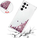 Galaxy S23 Ultra Bling Glitter Liquid Clear Floating Case