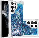 Galaxy S23 Ultra Bling Glitter Liquid Clear Floating Case