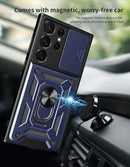 Galaxy S23 Ultra Case 360°Rotatable Kickstand Case