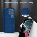 Galaxy S23 Ultra Case Tempered Glass Screen Protector Blue